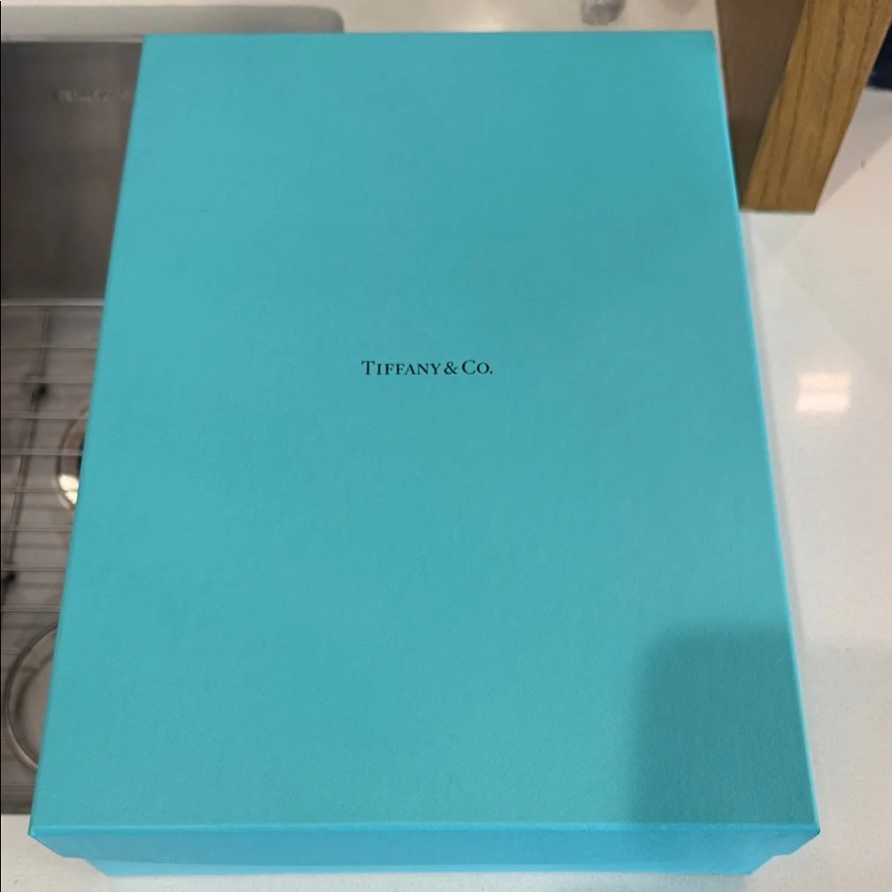 BNIB Tiffany & Co. diamond point Champagne Flutes - Picture 4 of 4